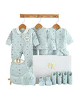 Sweet Slumber baby gift set with newborn clothes and towel