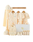 Sweet Slumber baby gift set with newborn clothes and towel
