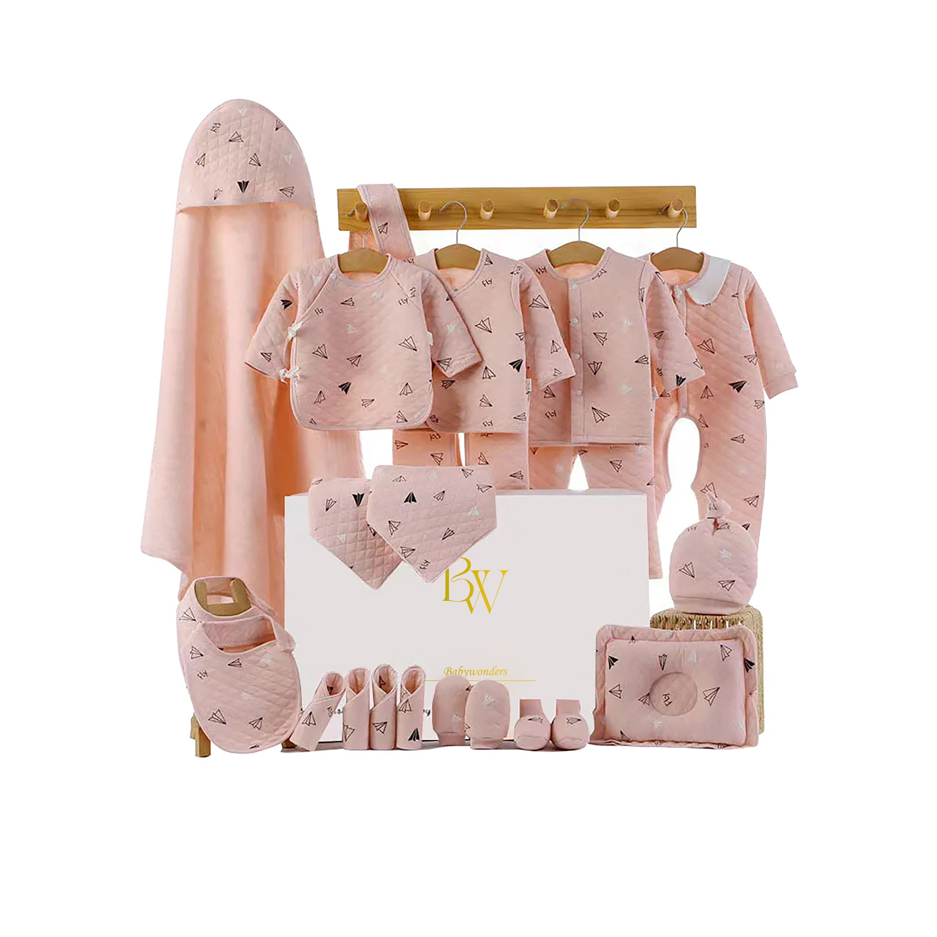 Soft cotton baby gift set with clothes for boys