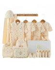Sweet Slumber baby gift set with newborn clothes and towel