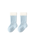 Soft Ribbed Baby Socks Thick Cotton Warm Set