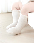 5-Pack Ribbed Cotton Baby Socks – Soft Everyday Baby Socks Set