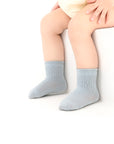5-Pack Essential Ribbed Baby Socks – Soft Cotton Everyday Socks