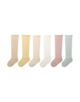 Classic Ribbed Long Baby Socks – Soft Cotton Knee-Length Socks