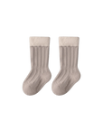 Soft Ribbed Baby Socks Thick Cotton Warm Set
