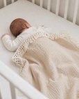 Tassel Khaki Blanket
