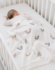 Tassel Rainbow Blanket