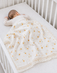 Tassel Sunflower Blanket