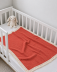 Tassel Coral Blanket