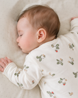 Organic Strawberry Leaf Baby Onesie
