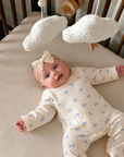 Cotton Baby Bow Romper