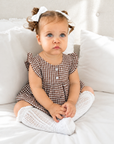 Gingham Baby Top & Bloomers Set