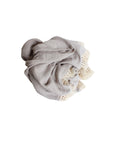 Tassel Grey Blanket