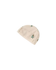 Baby floral swim hat in beige