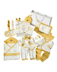 Unisex baby gift set with clothes and gloves for newborns