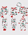 Kids and baby Christmas pajamas matching family holiday outfits