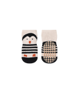 Penguin anti-slip baby socks – soft cotton cartoon grip socks for babies