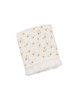 Cotton baby blanket with tassels for newborn comfort
