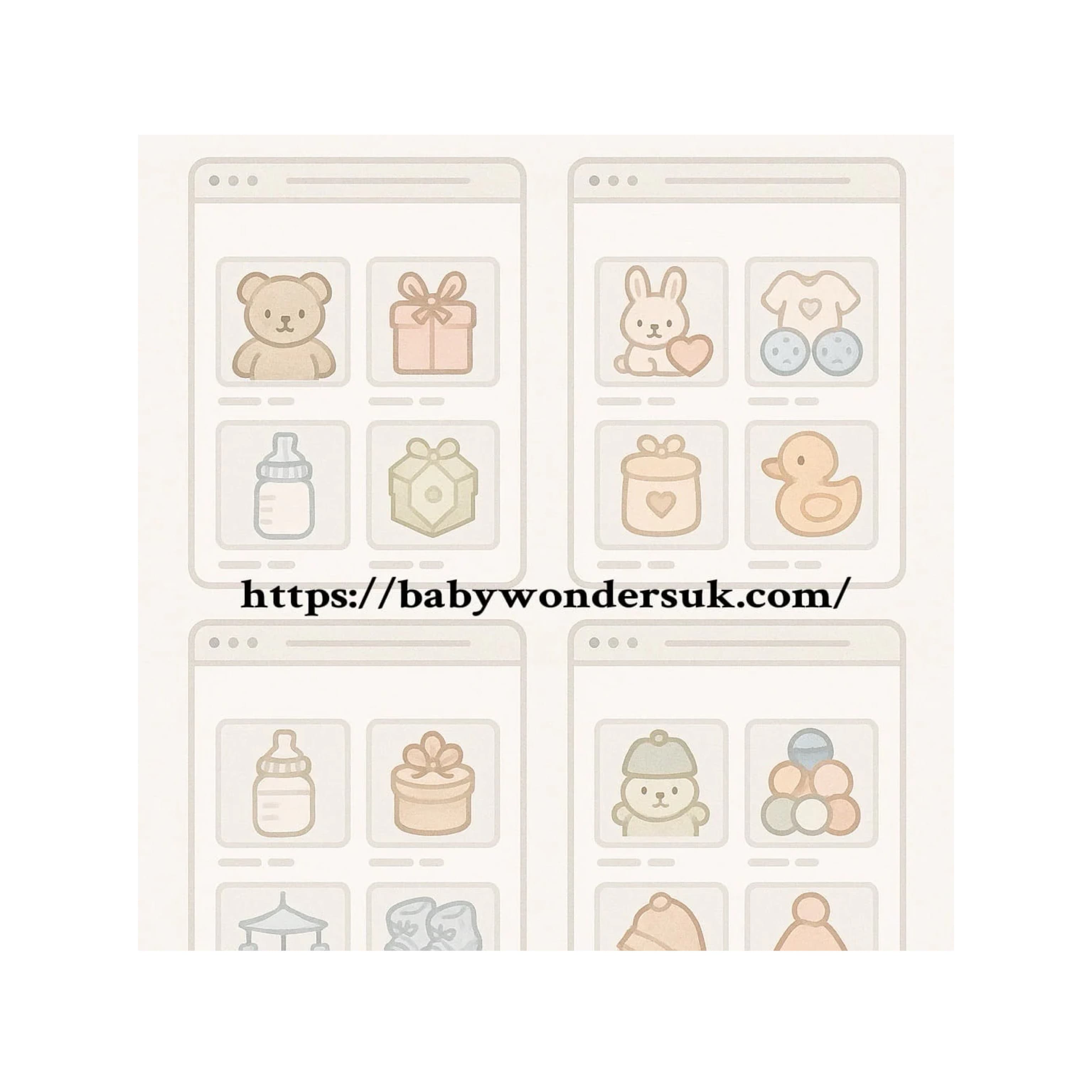 Baby Wonders website shown on desktop, tablet, and phone, featuring baby clothing new arrivals and checkout—showcasing an easy and stylish shopping experience for parents.
