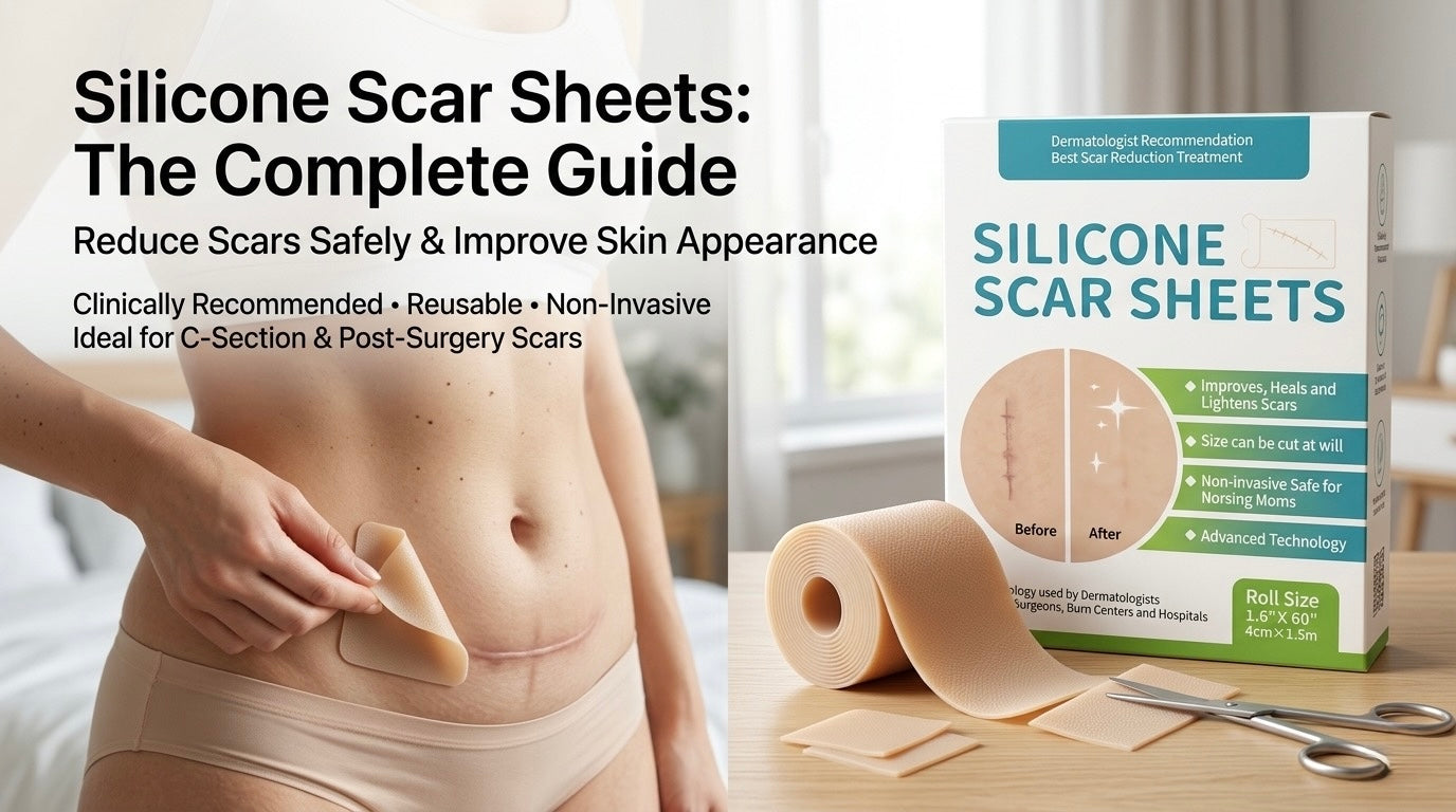 silicone scar sheets for c section scar healing reusable non invasive scar treatment postpartum recovery