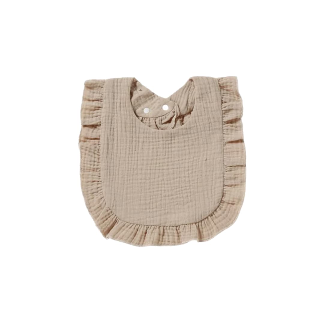 Baby Ruffle Trim Bib I | Baby Wonders