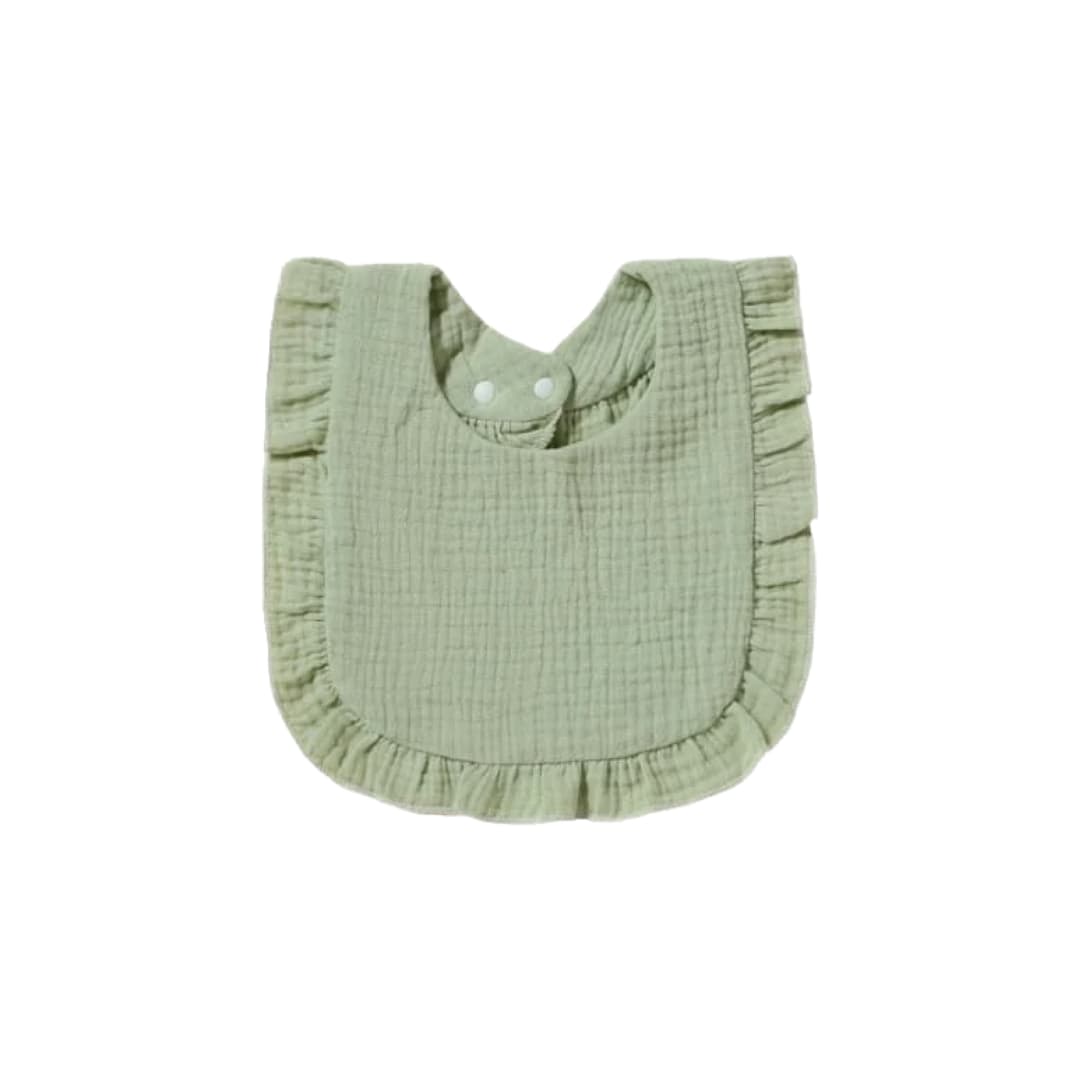 Baby Ruffle Trim Bib III | Baby Wonders