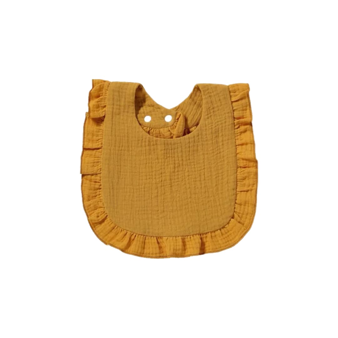 Baby Ruffle Trim Bib III | Baby Wonders