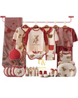 Cuddly Bear Baby Gift Set - Red Colour