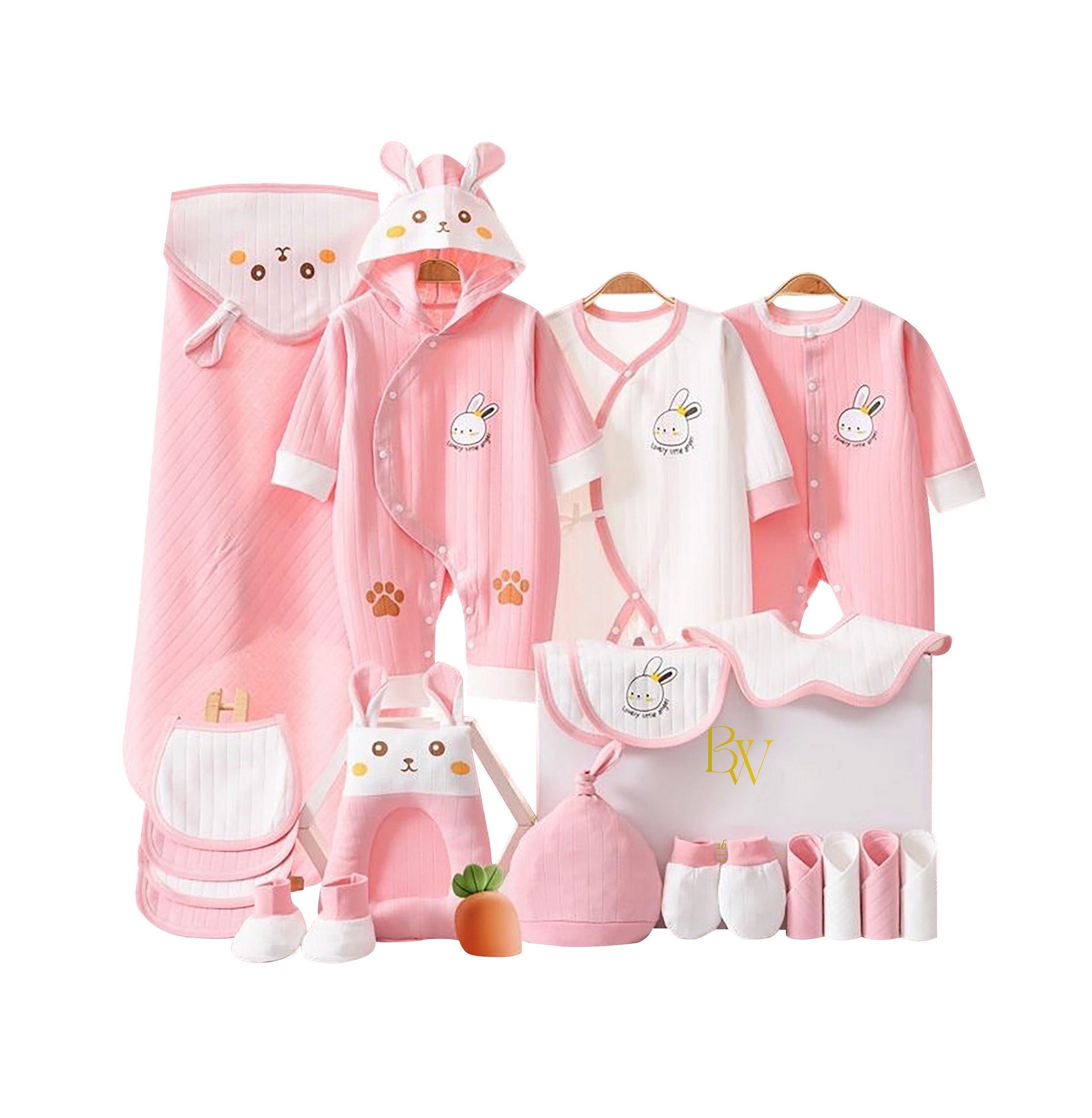 Rabbit Baby Gift Set – Newborn Essentials for Gifting – Babywonders