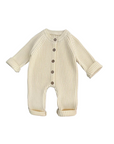 Knitted Baby Romper-Ivory