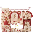 Cuddly Bear Baby Gift Set - Red Colour