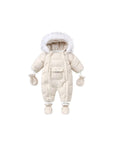 Luxe-Fur Hooded Snowsuit