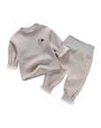 Duo Set - Cozy Sweater and Pant-Grey Set