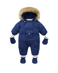 Luxe-Fur Hooded Snowsuit