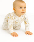 Little Goose Baby Stripe Ribbed Jumpsuit
