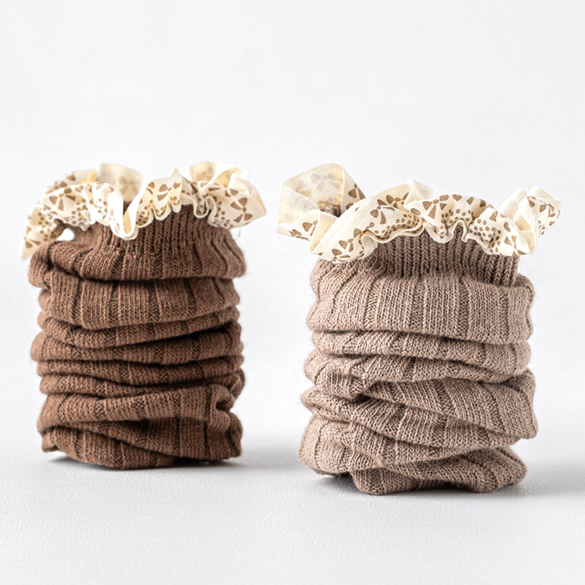 Ribbed Long Lace Baby Socks – Multi Color – Baby &amp; Toddler