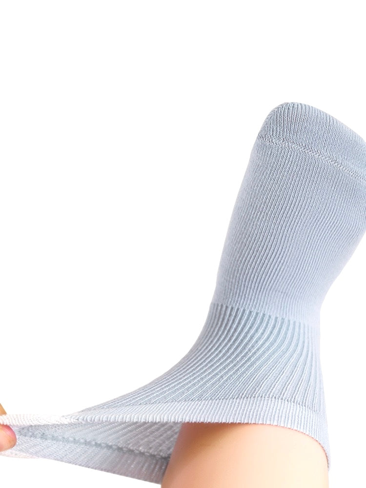 3-Pack Heart Trim Baby Socks – Soft Cotton Socks with Cute Heart Cuff