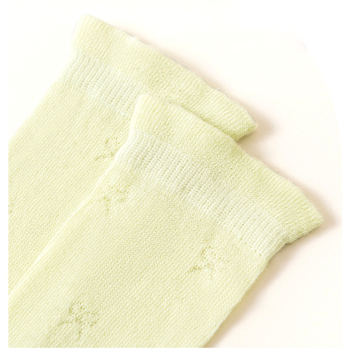 5-Pack Pastel Lace-Trim Baby Socks – Soft Cotton Baby Socks with Frilled Edge