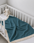 Tassel Turquoise Blanket