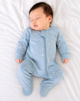 Blue Star Print Baby Sleeper
