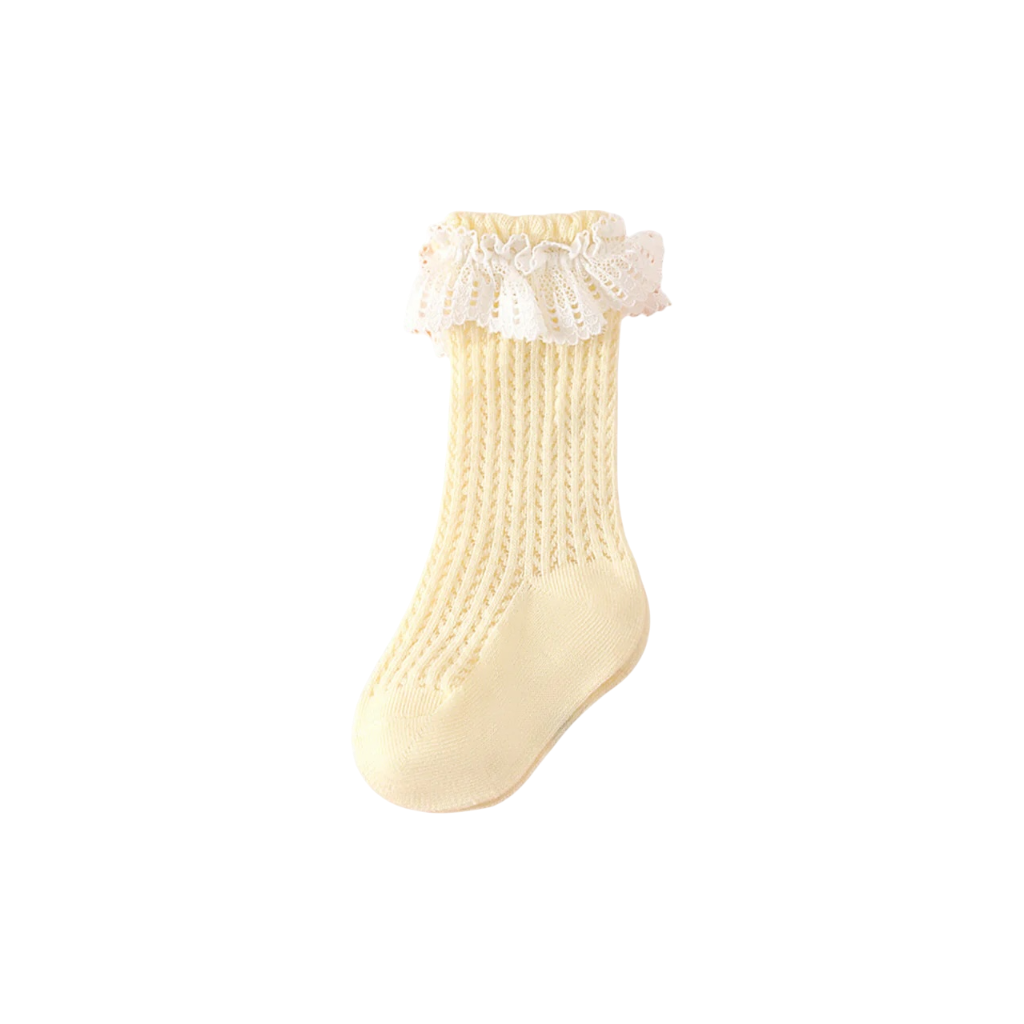 Lace Ruffle Baby Socks