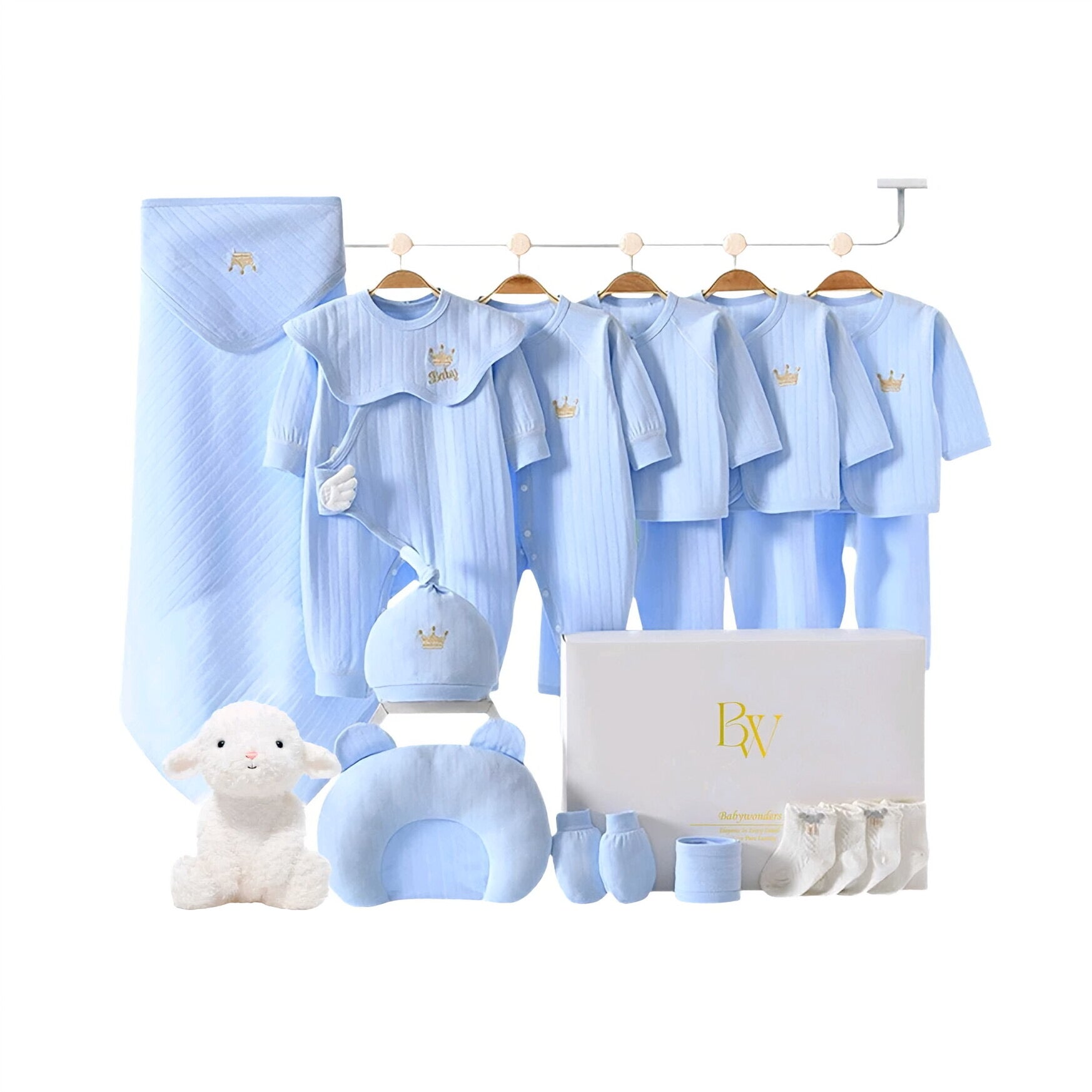 Baby Wardrobe newborn gift set and baby shower clothes box
