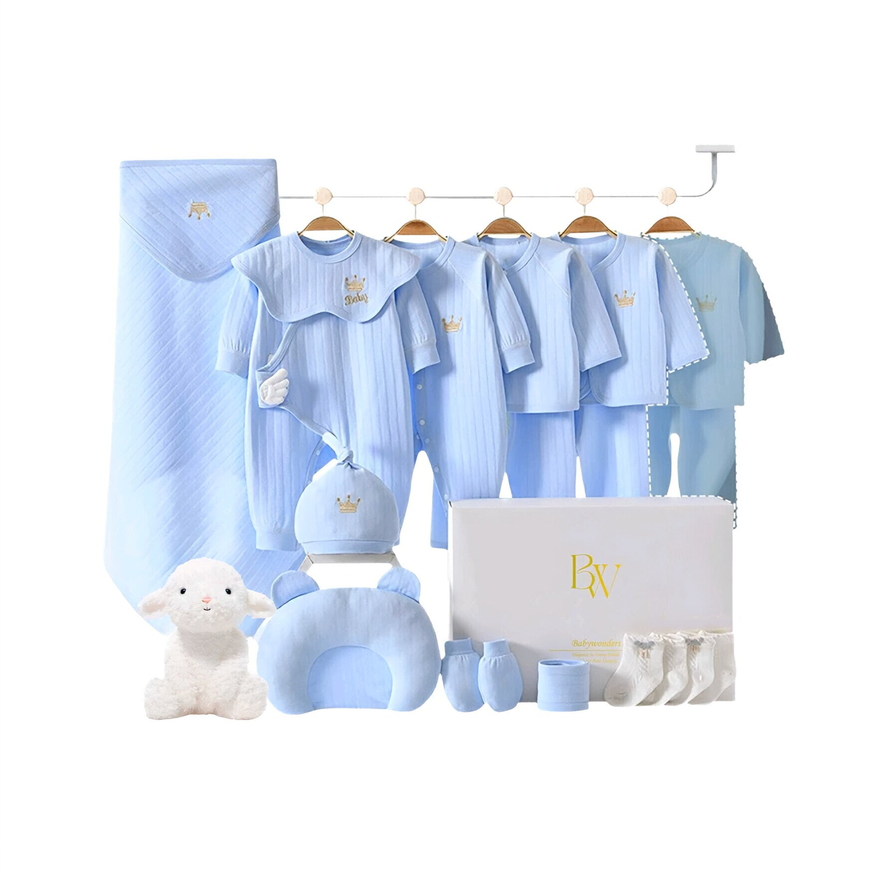 Baby Wardrobe newborn gift set and baby shower clothes box