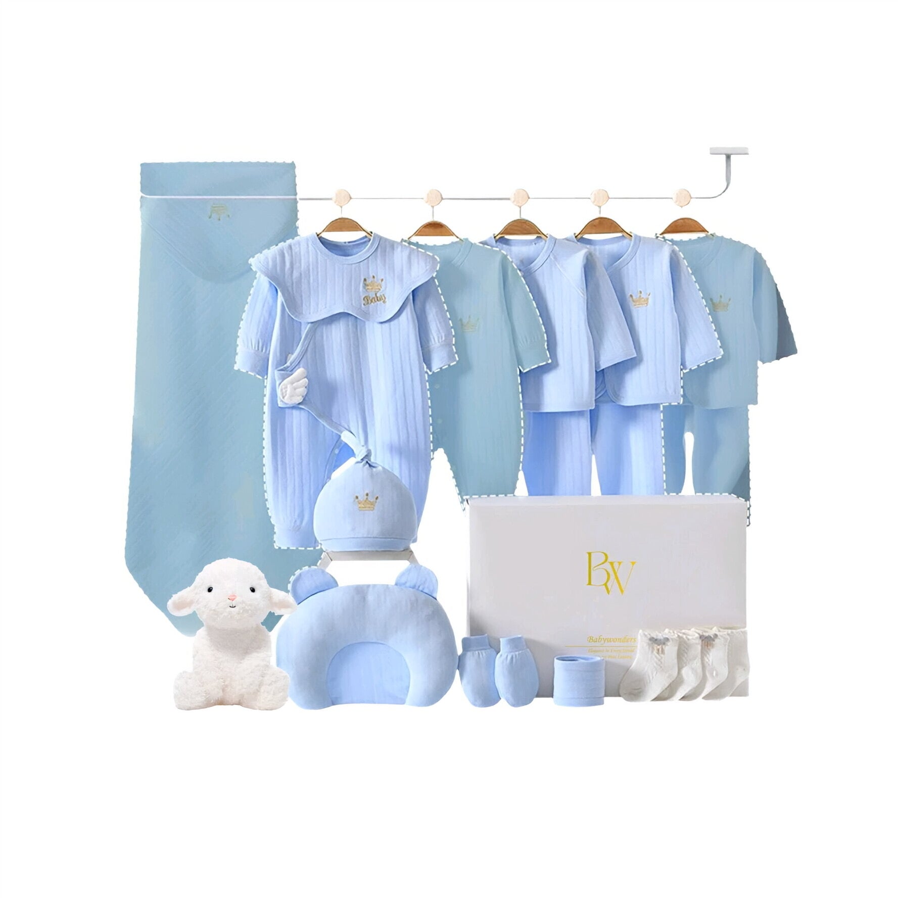 Baby Wardrobe newborn gift set and baby shower clothes box