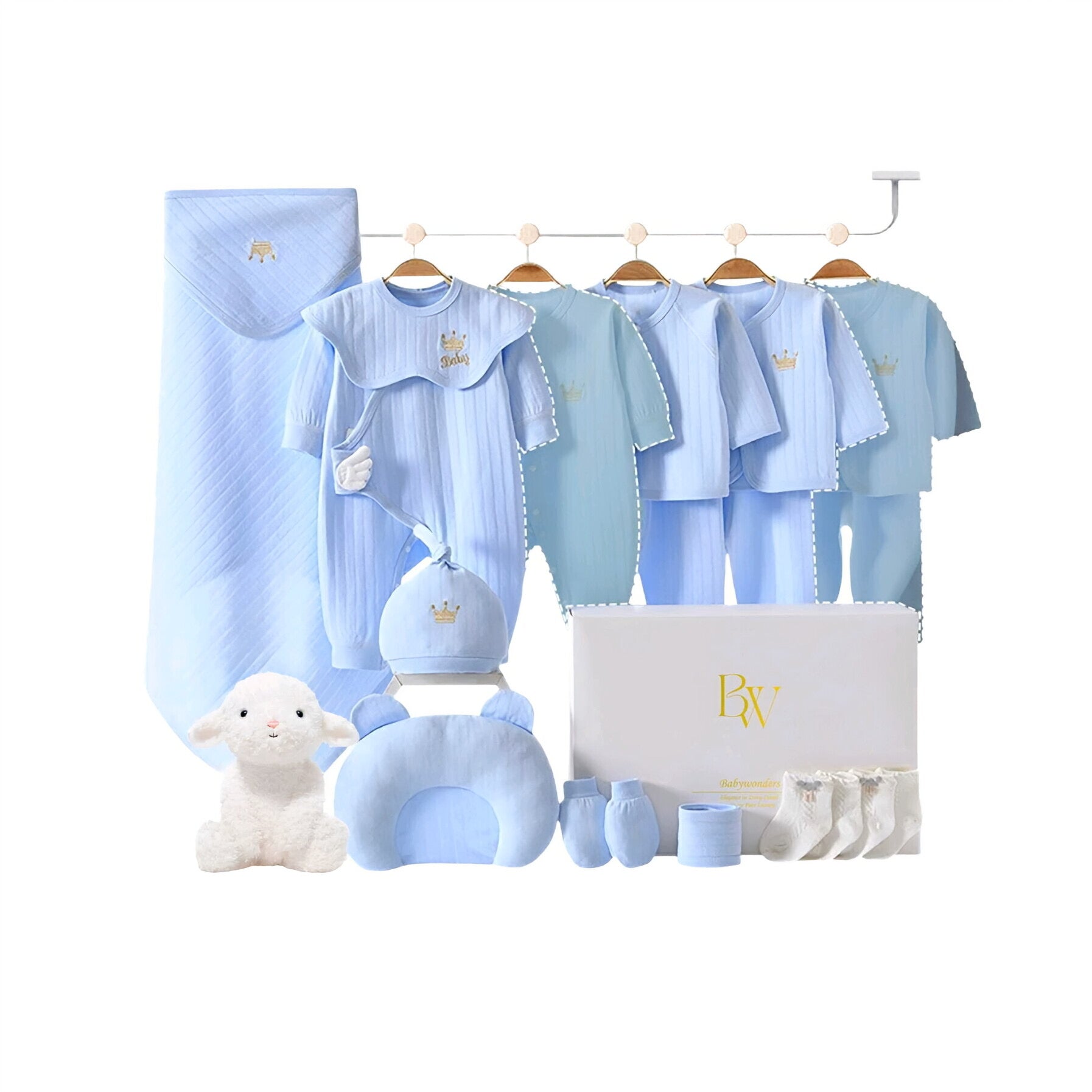 Baby Wardrobe newborn gift set and baby shower clothes box