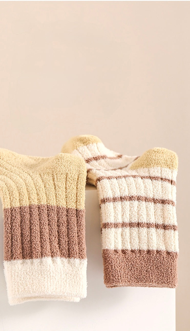 3-Pack Thick Winter Socks – Brown Mix – Baby &amp; Toddler