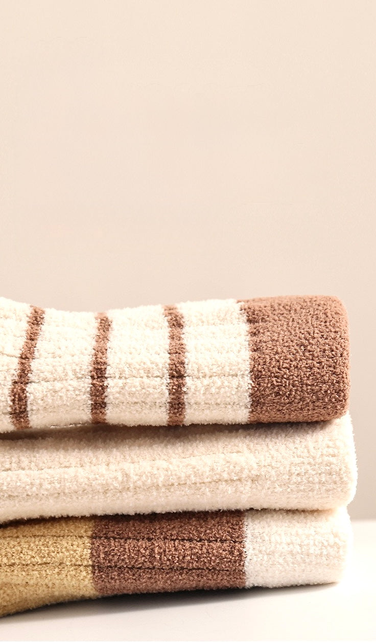 3-Pack Thick Winter Socks – Brown Mix – Baby &amp; Toddler