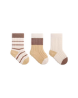 3-Pack Thick Winter Socks – Brown Mix – Baby & Toddler