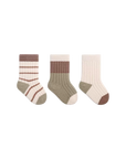 3-Pack Thick Winter Socks – Brown Mix – Baby & Toddler