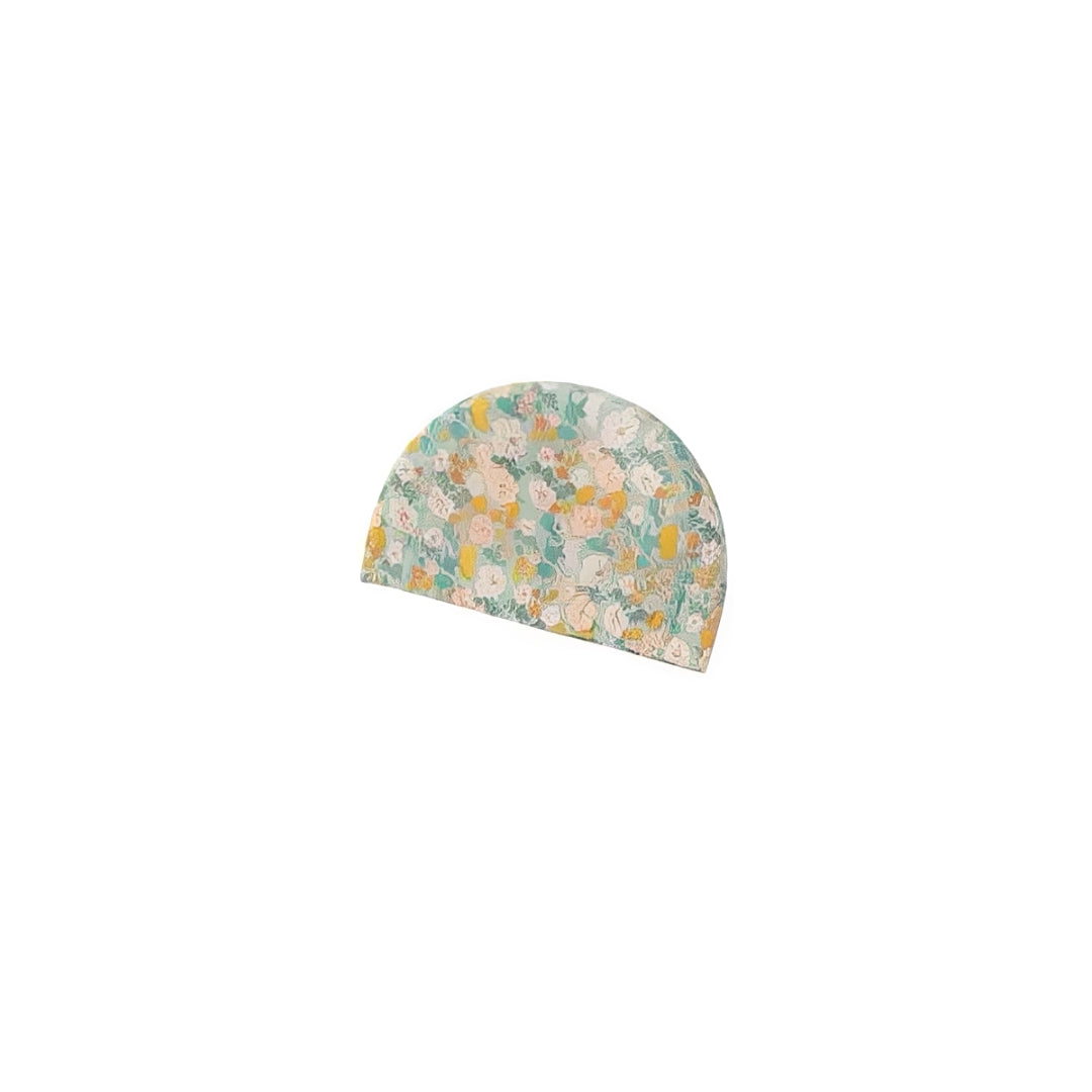 Baby floral swim hat with summer print, toddler sun hat with UV protection, lightweight breathable baby beach hat
